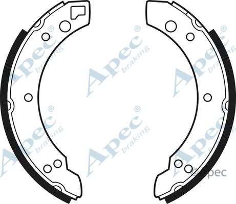 APEC BRAKING Piduriklotside komplekt SHU210